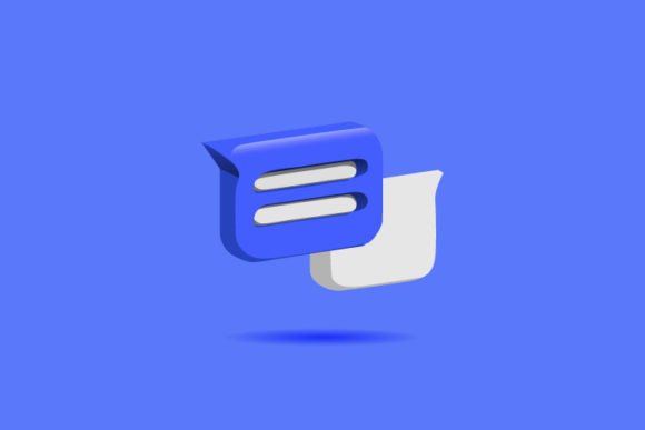 3d Chatting Design Vector Isolated Graphics & Illustrations Review