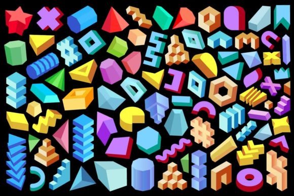 3D Design Elements Graphics and Illustrations Review