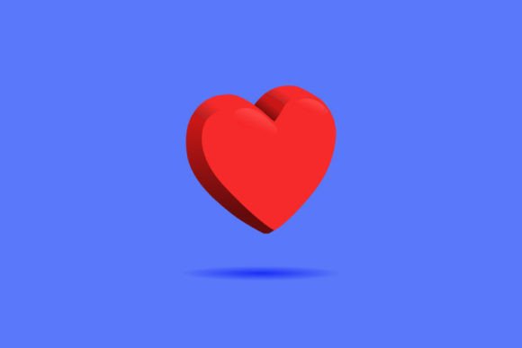 3d Heart Design Vector Isolated Review