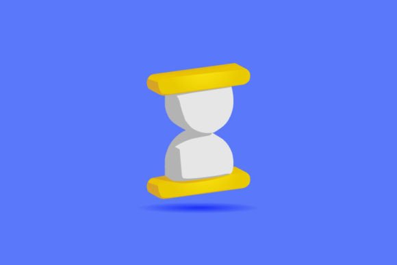 3d Hourglass Design Vector Isolated: Graphics and Illustrations Review