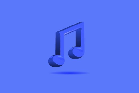 3d Music Design Vector Isolated: Graphics and Illustrations Review