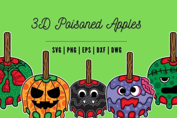 3D Poisoned Apples SVG Bundle Graphics and Crafts Review