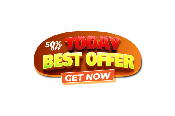 3D Text Design of Today Best Offer Review