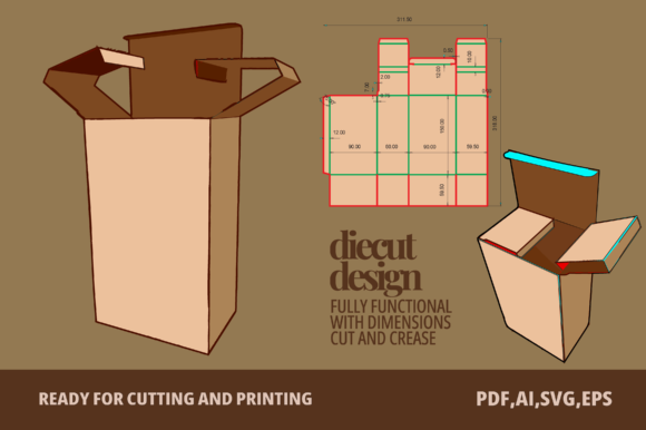 Box Die Cut Box Template Review