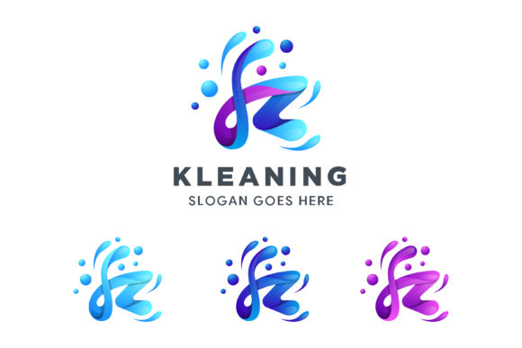 Colorful Letter K Bubble Logo Graphics and Logos Review