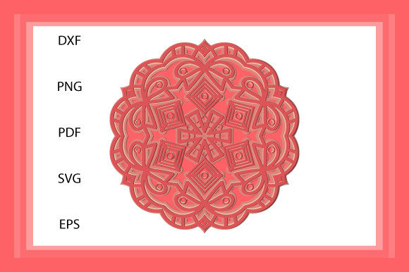 Decorative Mandala SVG Graphics for Crafts