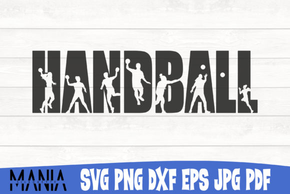 Handball Svg Cut File Silhouette Graphics Review