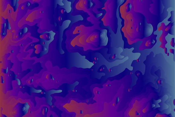 Liquid Abstract Blue Gradient Background for Graphics and Backgrounds