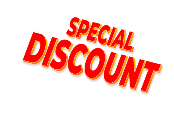 Reviewing 3D Text Design of Special Discount