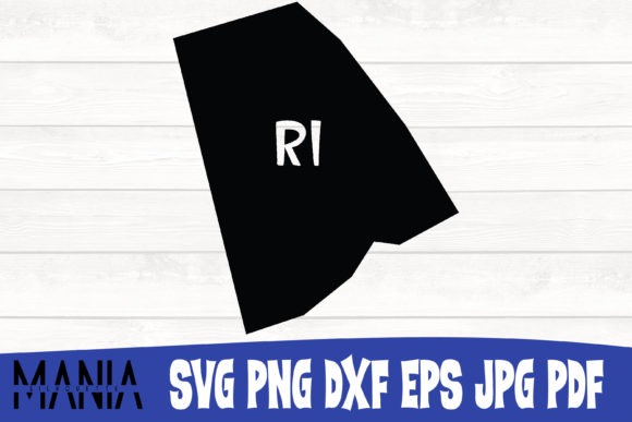 Rhode Island Silhouette SVG Cut File Graphics Review