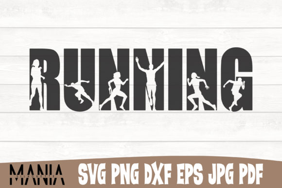 Running Svg Cut File Silhouette