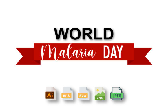 World Malaria Day 3D Text Design Graphics Review